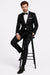 Dad And Son Black Matching wedding outfit Suits Perfect for toddler Suit wedding  attire outfits