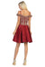Quince Dama Dresses - Short Quinceanera Dresses in Color Burgundy