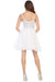 Quince Dama Dresses - Short Quinceanera Dresses in Color White
