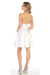 Quince Dama Dresses - Short Quinceanera Dresses in Color White