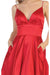 Quince Dama Dresses - Short Quinceanera Dresses in Color Red