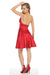 Quince Dama Dresses - Short Quinceanera Dresses in Color Red