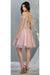 Quince Dama Dresses - Short Quinceanera Dresses in Color Mauve
