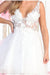 Quince Dama Dresses - Short Quinceanera Dresses in Color Ivory