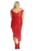 Quince Dama Dresses - Short Quinceanera Dresses in Color Red