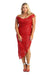 Quince Dama Dresses - Short Quinceanera Dresses in Color Red