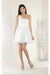 Quince Dama Dresses - Short Quinceanera Dresses in Color White