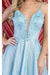Quince Dama Dresses - Short Quinceanera Dresses in Color Baby Blue