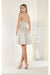 Quince Dama Dresses - Short Quinceanera Dresses in Color Champagne