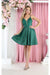 Quince Dama Dresses - Short Quinceanera Dresses in Color Hunter Green