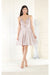 Quince Dama Dresses - Short Quinceanera Dresses in Color Rose Gold