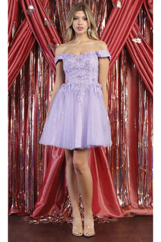 Dama Dresses for Quinceanera in Lilac Style MQ1964 Quince Outfit Lilac / 12