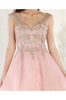 La Merchandise LA1984 Layered Homecoming Dress