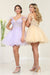Quince Dama Dresses - Short Quinceanera Dresses in Color Lilac