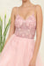 Quince Dama Dresses - Short Quinceanera Dresses in Color Blush