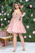 Quince Dama Dresses - Short Quinceanera Dresses in Color Rose Gold