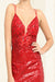 Quince Dama Dresses - Short Quinceanera Dresses in Color Red
