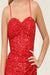 Quince Dama Dresses - Short Quinceanera Dresses in Color Red
