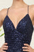 Quince Dama Dresses - Short Quinceanera Dresses in Color Navy
