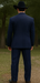 Men 2 Button Trim Cowboy in Navy Cowboy Suit - Country Wedding Suits