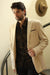 Men’s Beige Date Night Blazer – Tailored Modern Fit Stretch Jacket