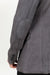 Mens Charcoal Faux Suede Blazer Jacket – Double Button Smart Casual Sport Coat