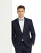 Men Dark Navy ~ Midnight blue Fashion Designer Wedding Groom Tuxedo Dinner Suit Coat Jacket Blazer Trouser