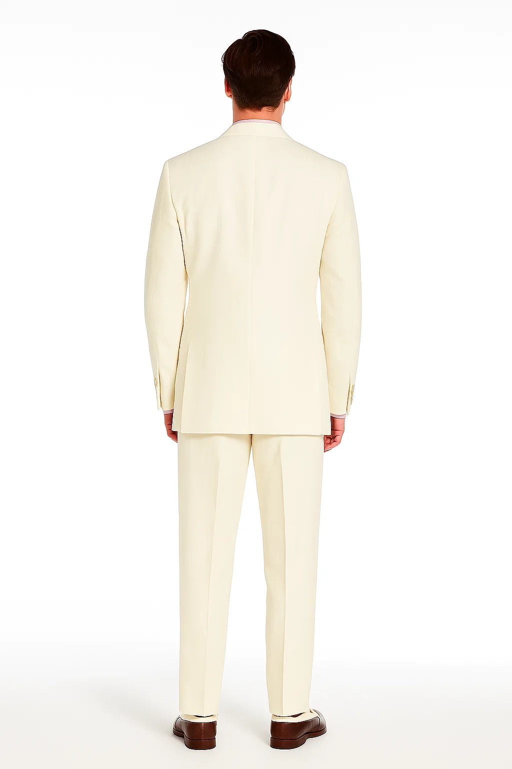 Men Ivory 2 Button Style Perfect For Wedding Jacket - Image 6
