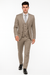 Men’s Modern Fit 3-Piece Taupe Suit with Vest – Stylish Formal Wear for Weddings & Business