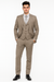 Men’s Modern Fit 3-Piece Taupe Suit with Vest – Stylish Formal Wear for Weddings & Business
