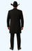 Men's Black Long  Fashion Dress Zoot suit
