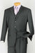 Men's Classic Three Piece ,3 buttons Suit Color Heather Gray