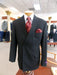 Black Double Breasted Regular Fit Suit