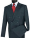 Navy Double Breasted Regular Fit Suit
