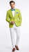Men’s Lime Green Blazer – Bright Formal Sport Coat for Prom, Wedding and Statement Party Wear in Neon Light Green