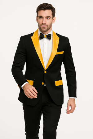 Men's  Peak Label Black/Gold