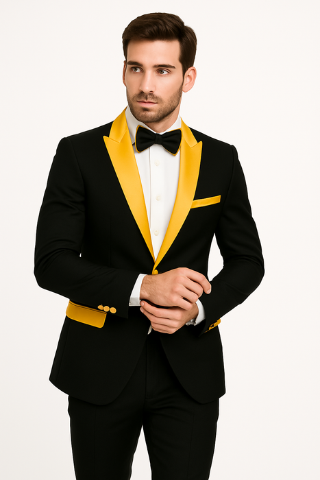 Men's  Peak Label Black/Gold