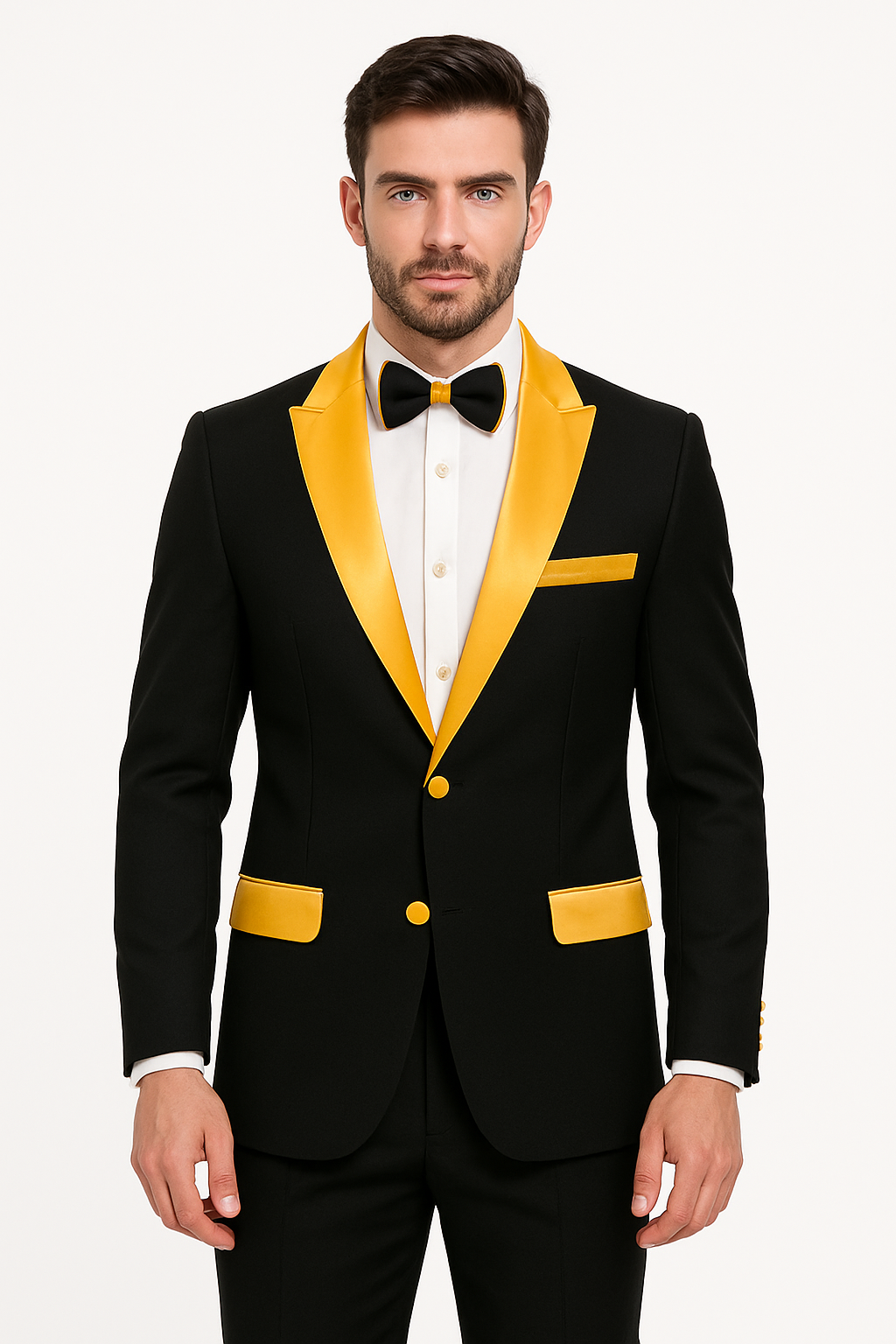 Men's  Peak Label Black/Gold - Image 9