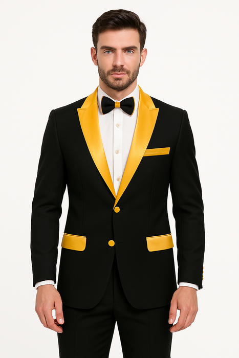 Men's  Peak Label Black/Gold