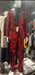 Men’s Red Sequin Tuxedo Suit with Black Lapel – Luxury Slim Fit Blazer and Pants Set Matching