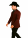 Men's Slim Fit Western Blazer Sport Coats Burgundy Sacos Vaqueros Para Hombre
