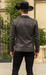 Men's Slim Fit Western Blazer Sport Coats Charcoal Sacos Vaqueros Para Hombre