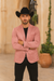 Men's Slim Fit Western Blazer Sport Coats Mauve Sacos Vaqueros Para Hombre