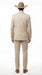 Men’s Tan Cowboy Three Piece Suit – Western Style Wedding and Formal Vested Suit