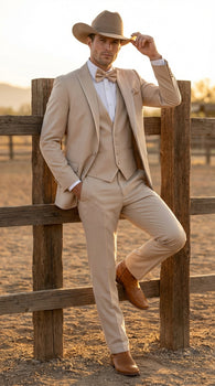 western cut dress suits Men's Heather Boise (CC29-76CHESTNUT) Western Suit Coat