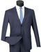 Men's Ultra Slim Fit suit 2 Piece-color Navy