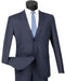 Men's Ultra Slim Fit suit 2 Piece-color Navy