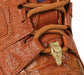 Men's Wild West Boots Caiman and Ostrich Skin Shoe 2ZA050203