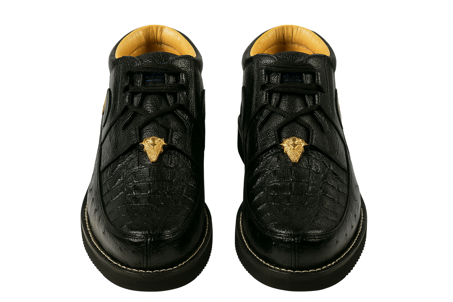 Men's Wild West Boots Caiman and Ostrich Skin Shoe 2ZA050205 - Image 8