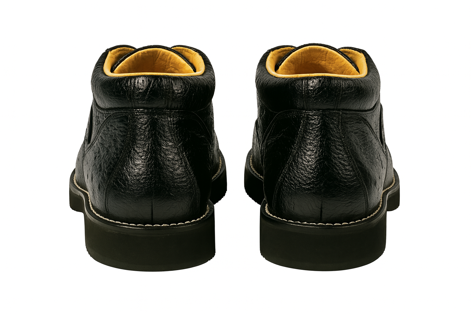 Men's Wild West Boots Caiman and Ostrich Skin Shoe 2ZA050205 - Image 6